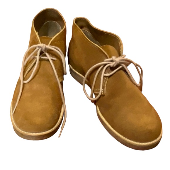 Vintage Desert Boot Tan Suede Chukka Crepe Rubber Sole Men’s Size 8 - Picture 2 of 12